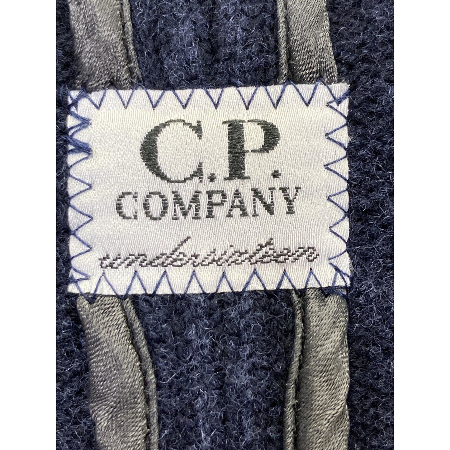 C.P.COMPANY シーピーカンパニー 5318561A1 ﾈｲﾋﾞｰ ｳｰﾙ ﾆｯﾄ ｼﾞｬｹｯﾄ ジャケット 48