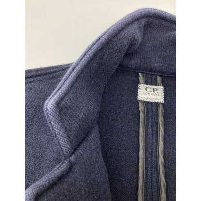 C.P.COMPANY シーピーカンパニー 5318561A1 ﾈｲﾋﾞｰ ｳｰﾙ ﾆｯﾄ ｼﾞｬｹｯﾄ ジャケット 48