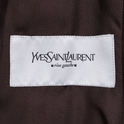 YvesSaintLaurent Rivegauche イヴサンローラン リヴゴーシュ 【国内正規】ベルト付 スエード ロング コート 36