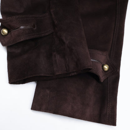 YvesSaintLaurent Rivegauche イヴサンローラン リヴゴーシュ 【国内正規】ベルト付 スエード ロング コート 36