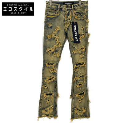 VALABASAS ヴァラバサス ｲﾝﾃﾞｨｺﾞｲｴﾛｰ ﾊｰﾄﾞｸﾗｯｼｭｽﾄﾚｯﾁﾌﾚｱﾃﾞﾆﾑ ボトムス 29