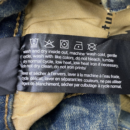 VALABASAS ヴァラバサス ｲﾝﾃﾞｨｺﾞｲｴﾛｰ ﾊｰﾄﾞｸﾗｯｼｭｽﾄﾚｯﾁﾌﾚｱﾃﾞﾆﾑ ボトムス 29