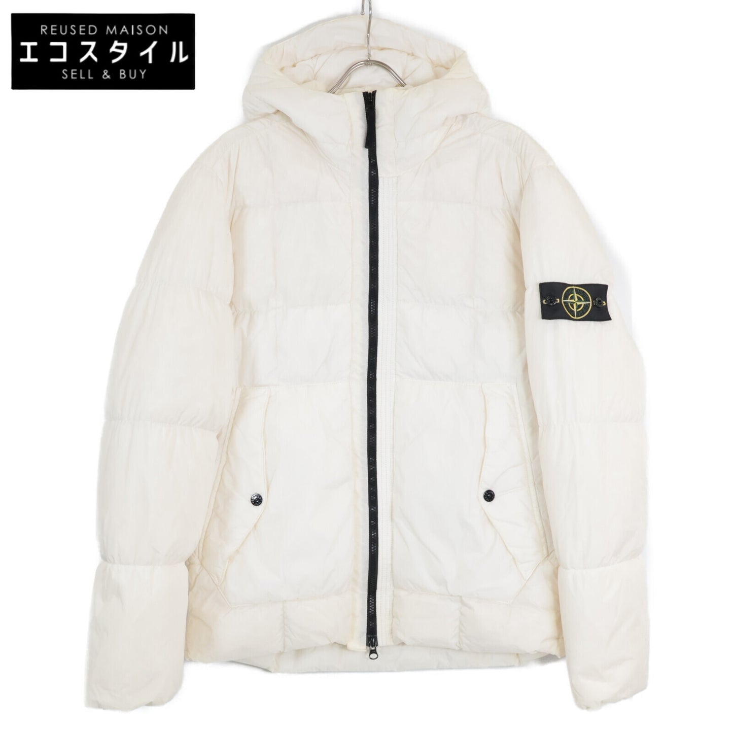 STONE ISLAND ストーンアイランド 691541223 GARMENT DYED CRINKLE REPS NY DOWN ジャケット L