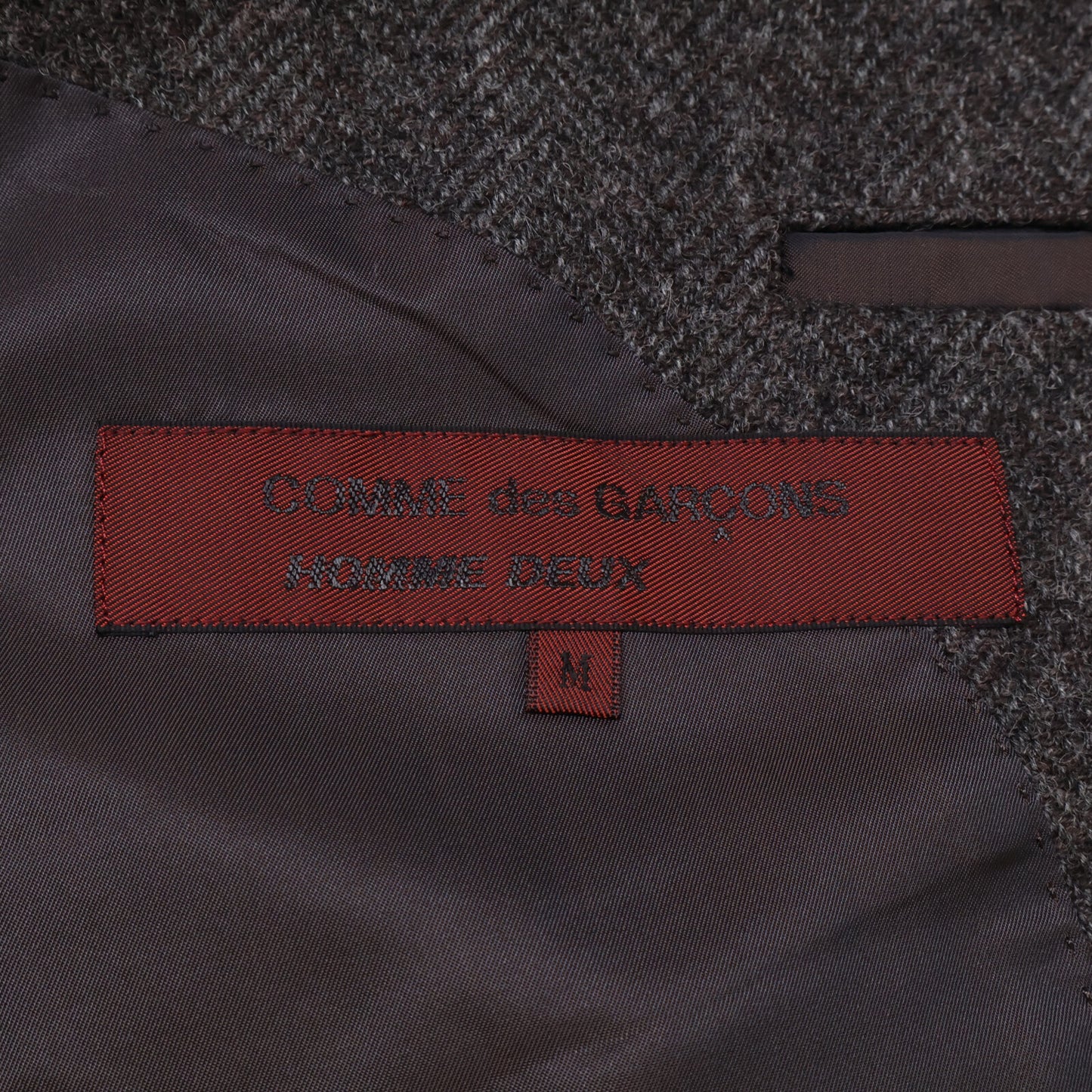 COMMEdesGARCONS HOMME DEUX コムデギャルソンオムドゥ DJ25052M ウール 段返り3Bテーラード ジャケット M