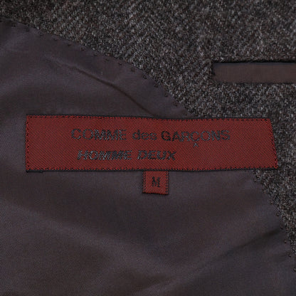 COMMEdesGARCONS HOMME DEUX コムデギャルソンオムドゥ DJ25052M ウール 段返り3Bテーラード ジャケット M