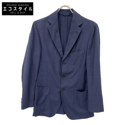 Belvest ベルベスト G15161 ﾌﾞﾙｰ ｳｰﾙ 3B ﾃｰﾗｰﾄﾞｼﾞｬｹｯﾄ ジャケット 44