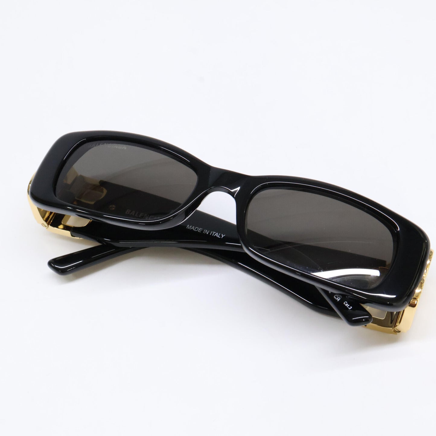 BALENCIAGA バレンシアガ 【美品】BB0096S 001 Dynasty Rectangle レクタングル サングラス 51□18-130