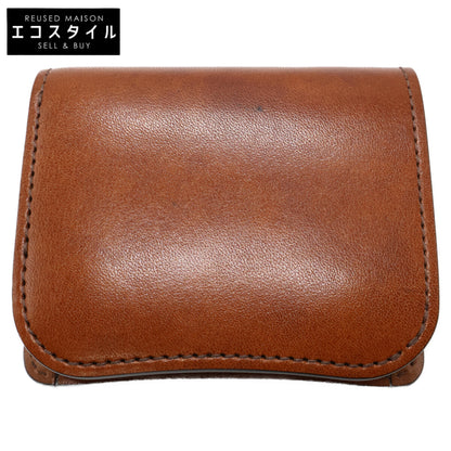 WILDSWANS ワイルドスワンズ 【美品】PALM V2/FGB/DS パーム-V2 フルグレインブライドル 二つ折り財布（小銭入れあり）