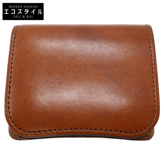 WILDSWANS ワイルドスワンズ 【美品】PALM V2/FGB/DS パーム-V2 フルグレインブライドル 二つ折り財布（小銭入れあり）