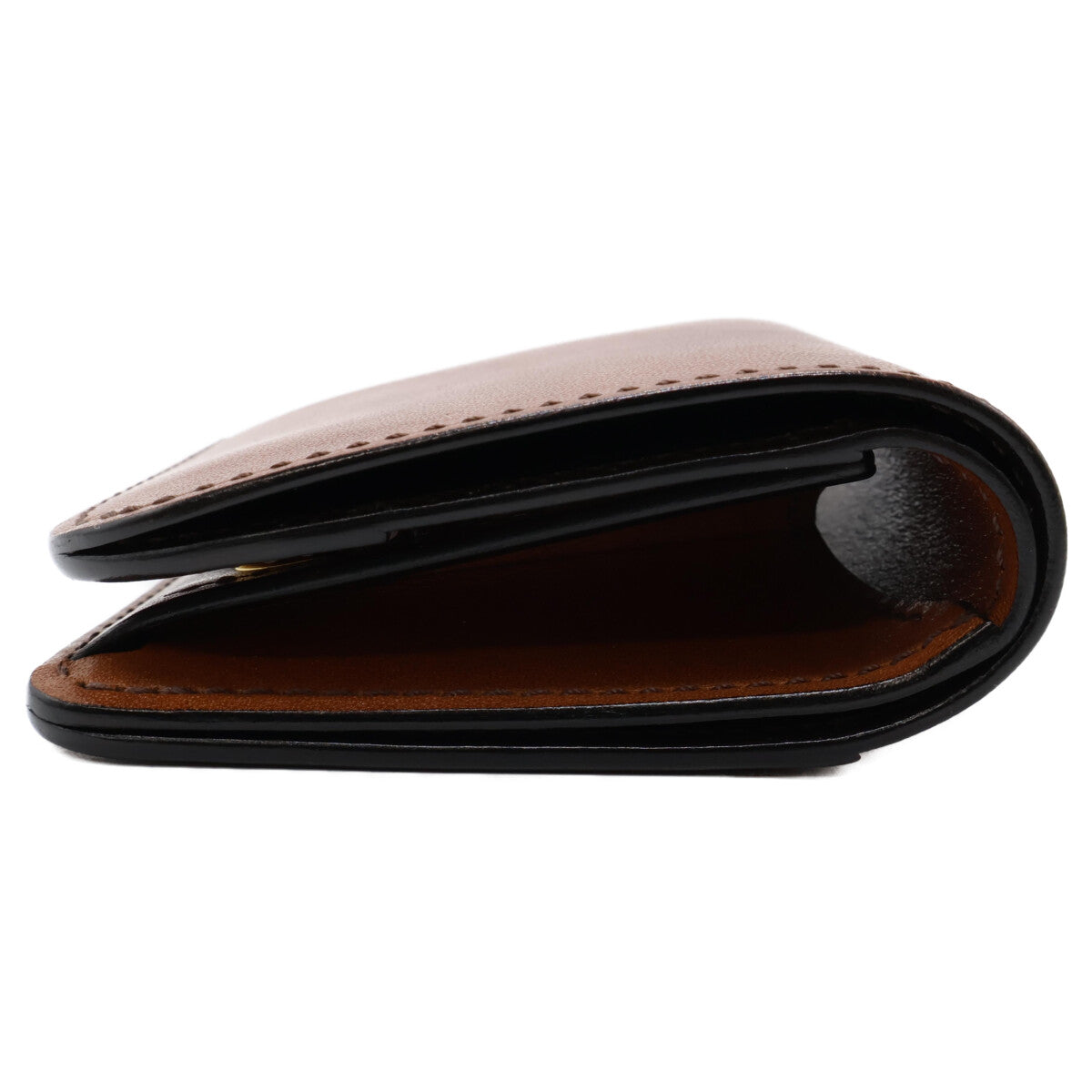 WILDSWANS ワイルドスワンズ 【美品】PALM V2/FGB/DS パーム-V2 フルグレインブライドル 二つ折り財布（小銭入れあり）