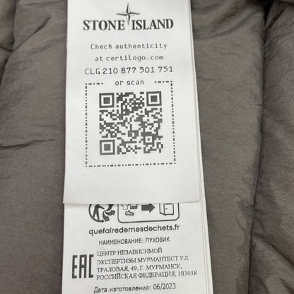 STONE ISLAND ストーンアイランド 美品 国内正規 801542424 LOOM WOVEN CHAMBERS R-NYLON ダウン ジャケット XL