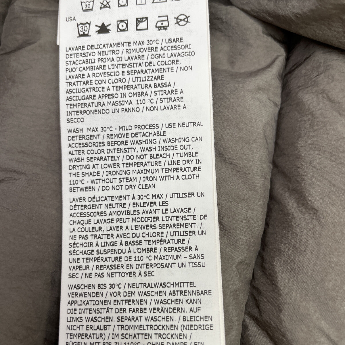 STONE ISLAND ストーンアイランド 美品 国内正規 801542424 LOOM WOVEN CHAMBERS R-NYLON ダウン ジャケット XL