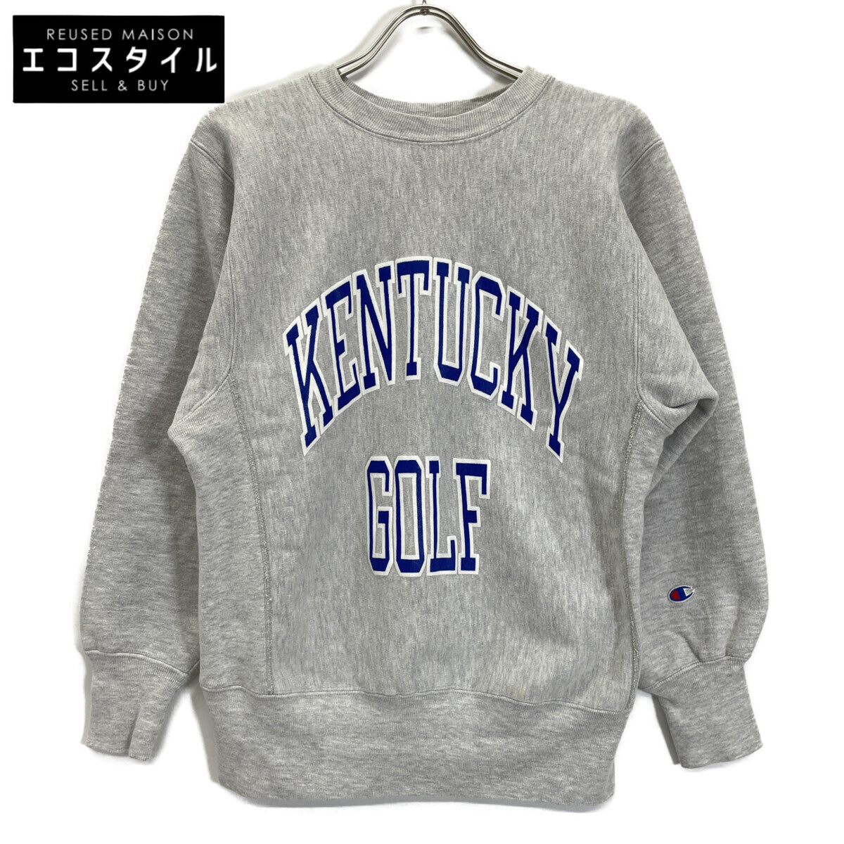 Champion チャンピオン ｸﾞﾚｰ 90s後期 刺繍ﾀｸﾞ ｽｳｪｯﾄ トップス M