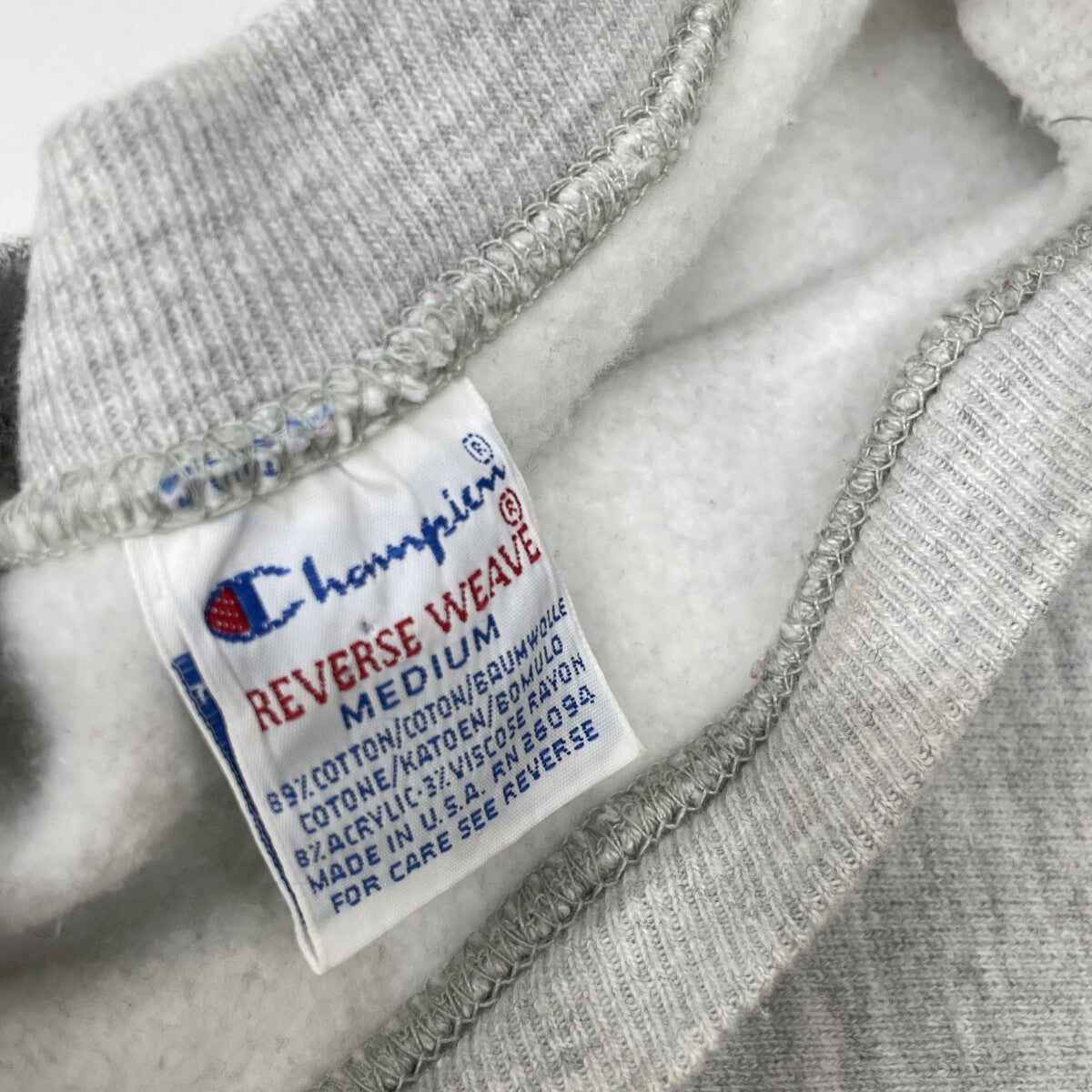 Champion チャンピオン ｸﾞﾚｰ 90s後期 刺繍ﾀｸﾞ ｽｳｪｯﾄ トップス M