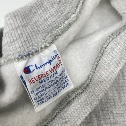 Champion チャンピオン ｸﾞﾚｰ 90s後期 刺繍ﾀｸﾞ ｽｳｪｯﾄ トップス M