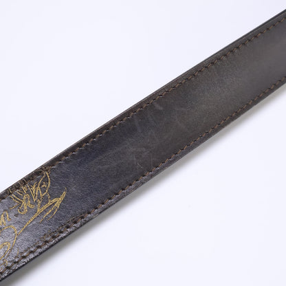 berluti ベルルッティ Bバックル スクリット パティーヌレザー ベルト 100 40