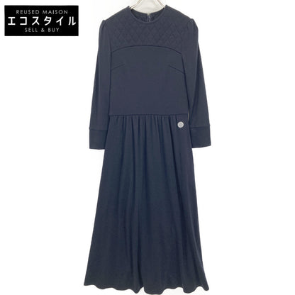 BORDERS at BALCONY ボーダーズアットバルコニー ﾈｲﾋﾞｰ ｷﾙﾃｨﾝｸﾞ ｳｰﾙ ﾜﾝﾋﾟｰｽ ワンピース 38