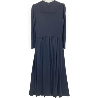 BORDERS at BALCONY ボーダーズアットバルコニー ﾈｲﾋﾞｰ ｷﾙﾃｨﾝｸﾞ ｳｰﾙ ﾜﾝﾋﾟｰｽ ワンピース 38