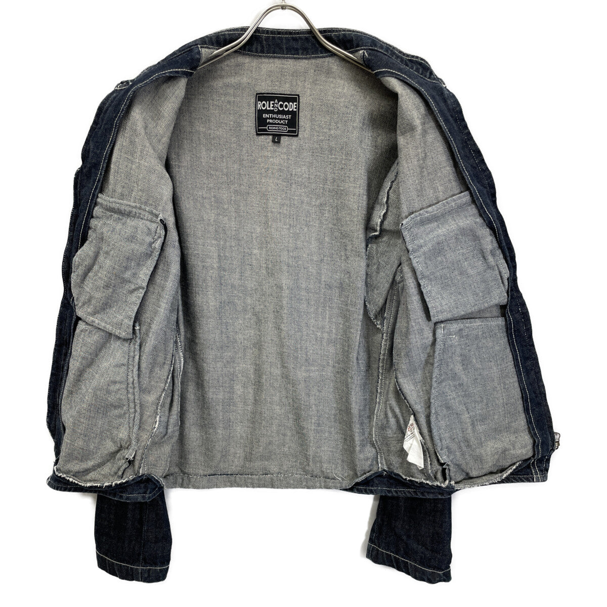 DEGNER デグナー ｲﾝﾃﾞｨｺﾞ ﾃﾞﾆﾑ ﾗｲﾀﾞｰｽｼﾞｬｹｯﾄ ジャケット L