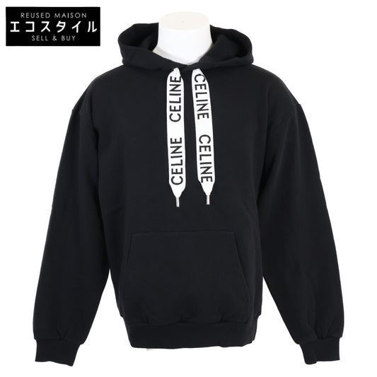 CELINE セリーヌ 【美品/国内正規】2Y468670Q ルーズ フーディ/プルオーバー パーカー/ トップス M