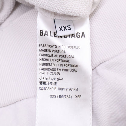 BALENCIAGA バレンシアガ 【美品/国内正規】744441 TOVB1 TAPE Type クラッシュ加工 プルオーバー パーカー/ トップス XXS