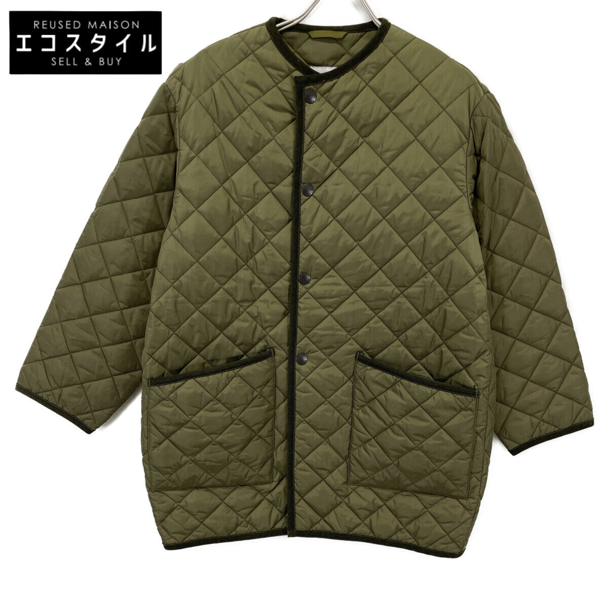Barbour バブアー 2102002 ｶｰｷ ﾉｰｶﾗｰ ｷﾙﾃｨﾝｸﾞ ｺｰﾄ コート 10