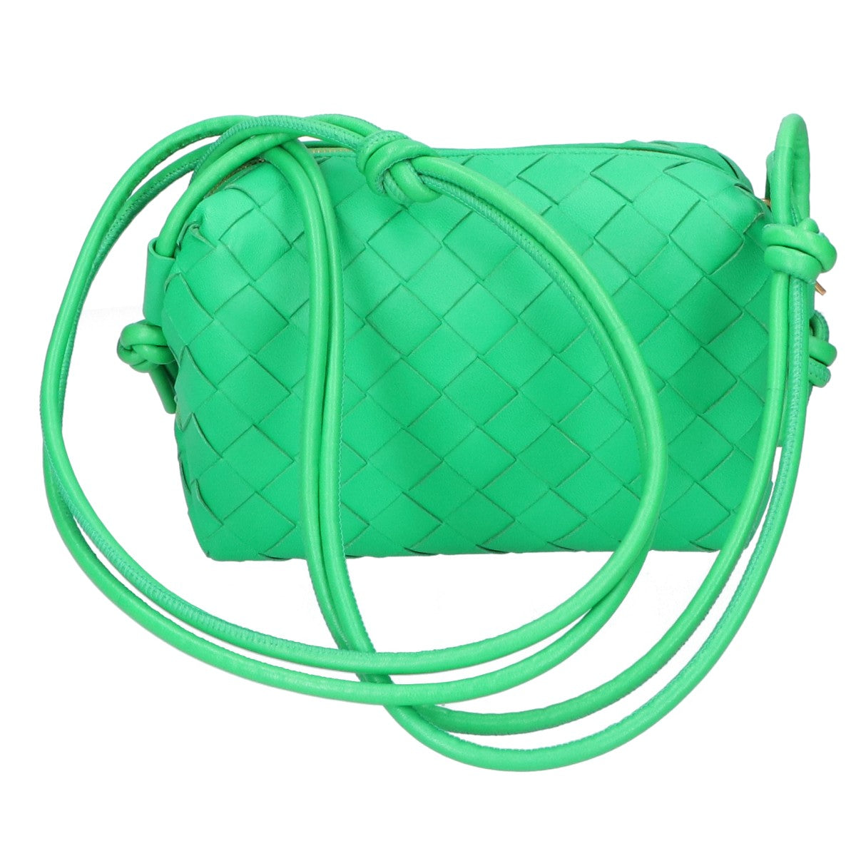 BOTTEGA VENETA ボッテガヴェネタ 美品 イントレチャート ミニループ カメラバッグ クロスボディミニバッグ ショルダーバッグ