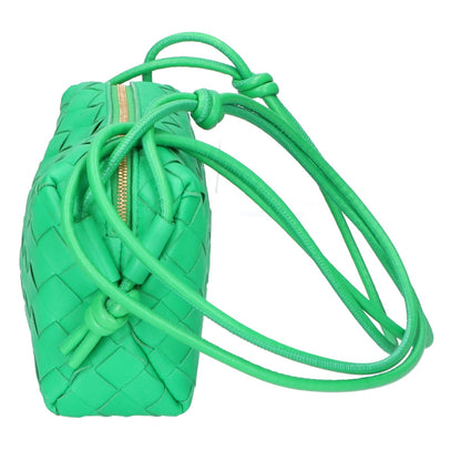 BOTTEGA VENETA ボッテガヴェネタ 美品 イントレチャート ミニループ カメラバッグ クロスボディミニバッグ ショルダーバッグ