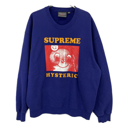 Supreme シュプリーム ×HYSTERIC GLAMOUR 21SS プリント クルーネック スウェット トップス XL