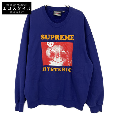 Supreme シュプリーム ×HYSTERIC GLAMOUR 21SS プリント クルーネック スウェット トップス XL