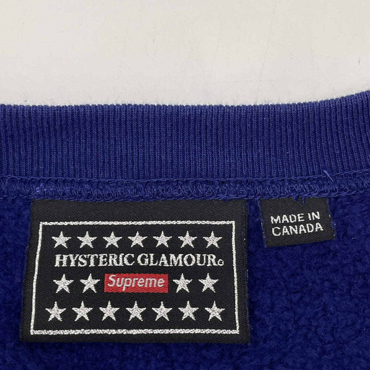 Supreme シュプリーム ×HYSTERIC GLAMOUR 21SS プリント クルーネック スウェット トップス XL