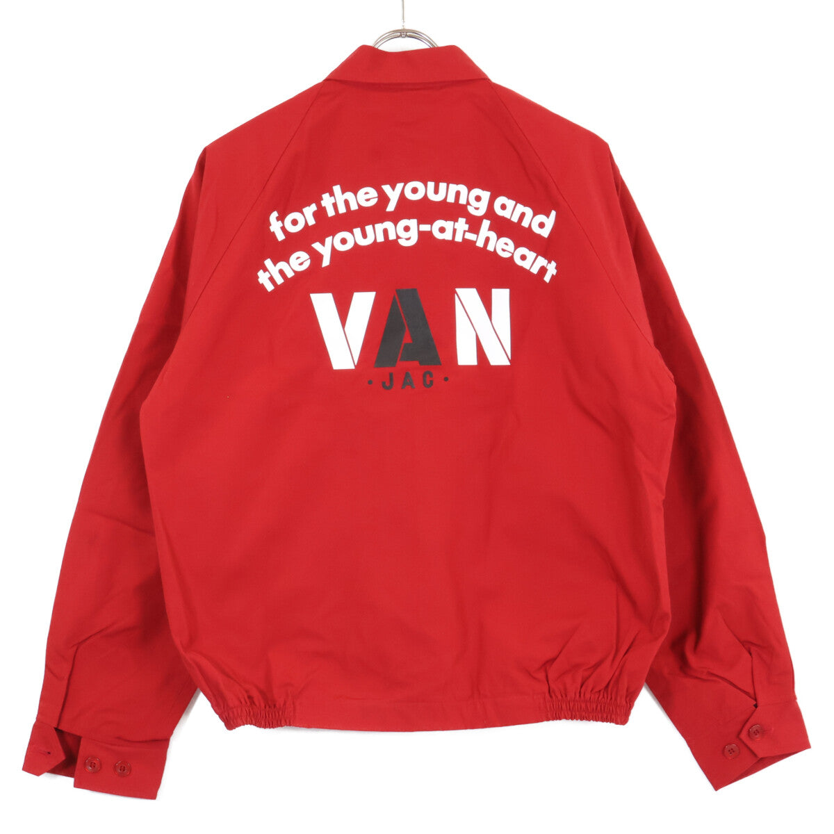 VAN JACKET ヴァンジャケット JC-11501 ﾚｯﾄﾞ ｺｯﾄﾝ ｽｲﾝｸﾞﾄｯﾌﾟ ジャケット M