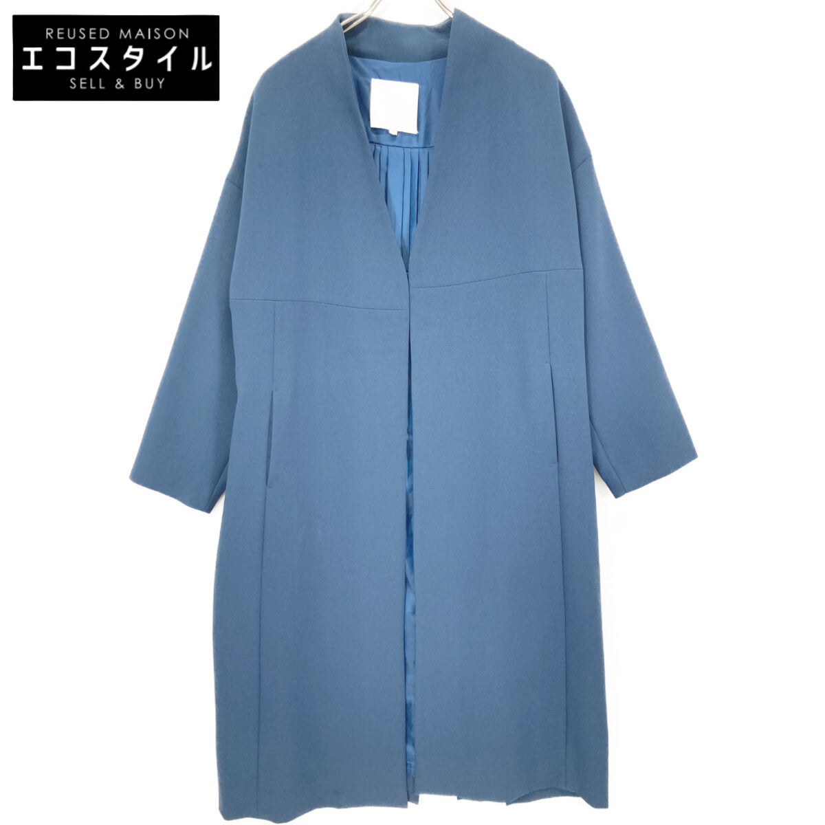 UN3D アンスリード 521850000501 ﾌﾞﾙｰ ﾊﾞｯｸﾌﾟﾘｰﾂ ｺｰﾄ コート 1