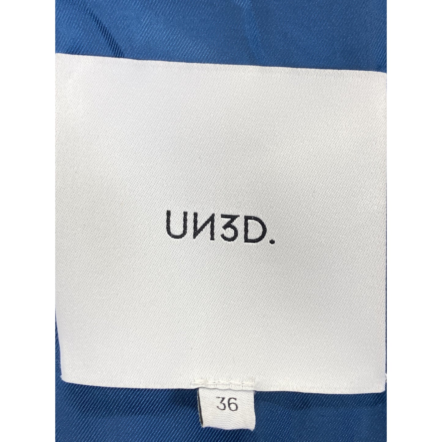 UN3D アンスリード 521850000501 ﾌﾞﾙｰ ﾊﾞｯｸﾌﾟﾘｰﾂ ｺｰﾄ コート 1