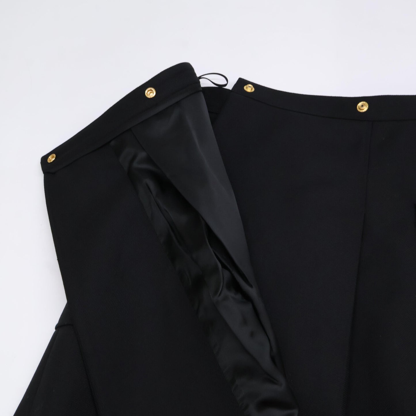 CELINE セリーヌ 2J536523K ﾌﾞﾗｯｸ ｸﾗｼｯｸ ｳｰﾙ ｽｶｰﾄ スカート 36