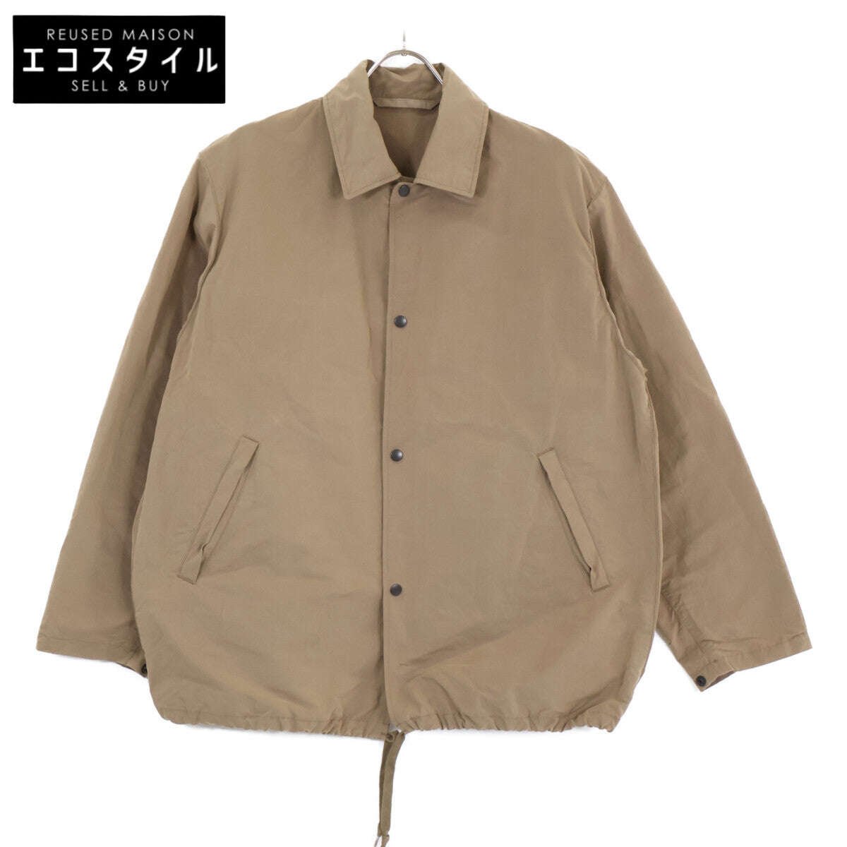 COMOLI コモリ K01-01003 ﾍﾞｰｼﾞｭ ｺｯﾄﾝﾅｲﾛﾝ ｺｰﾁｼﾞｬｹｯﾄ ジャケット 1