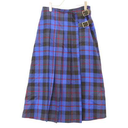 O'NEIL of DUBLIN オニールオブダブリン 美品 チェック柄 プリーツ ベルトスカート スカート 36