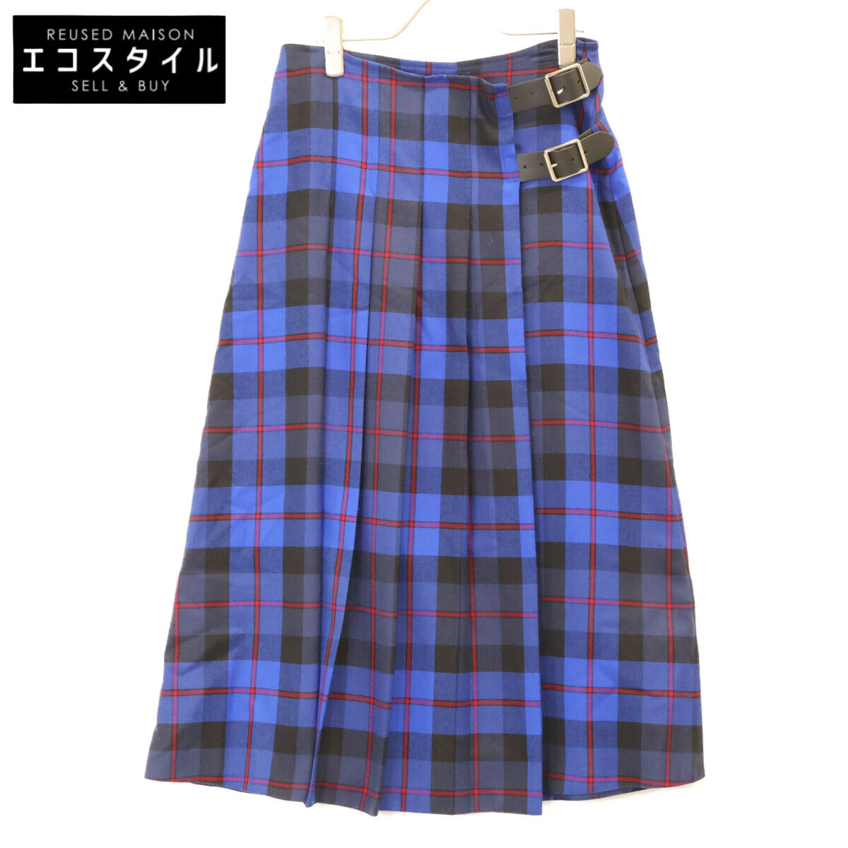 O'NEIL of DUBLIN オニールオブダブリン 美品 チェック柄 プリーツ ベルトスカート スカート 36