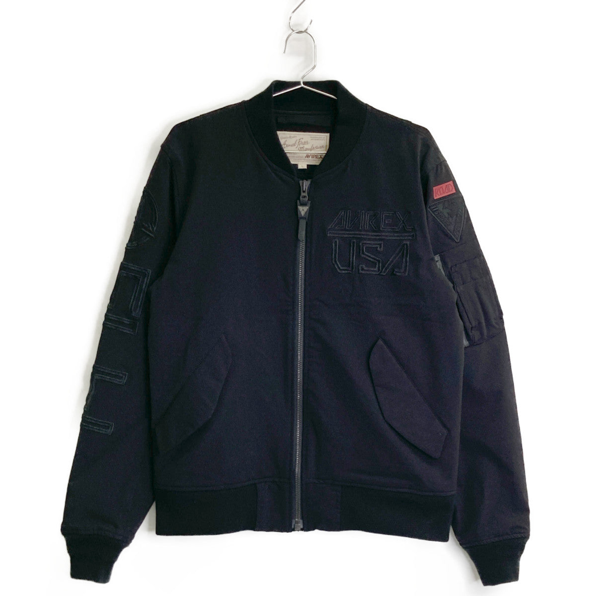 AVIREX アヴィレックス 6182175 STRETCH SOFT SHELL MA-1 ジャケット L