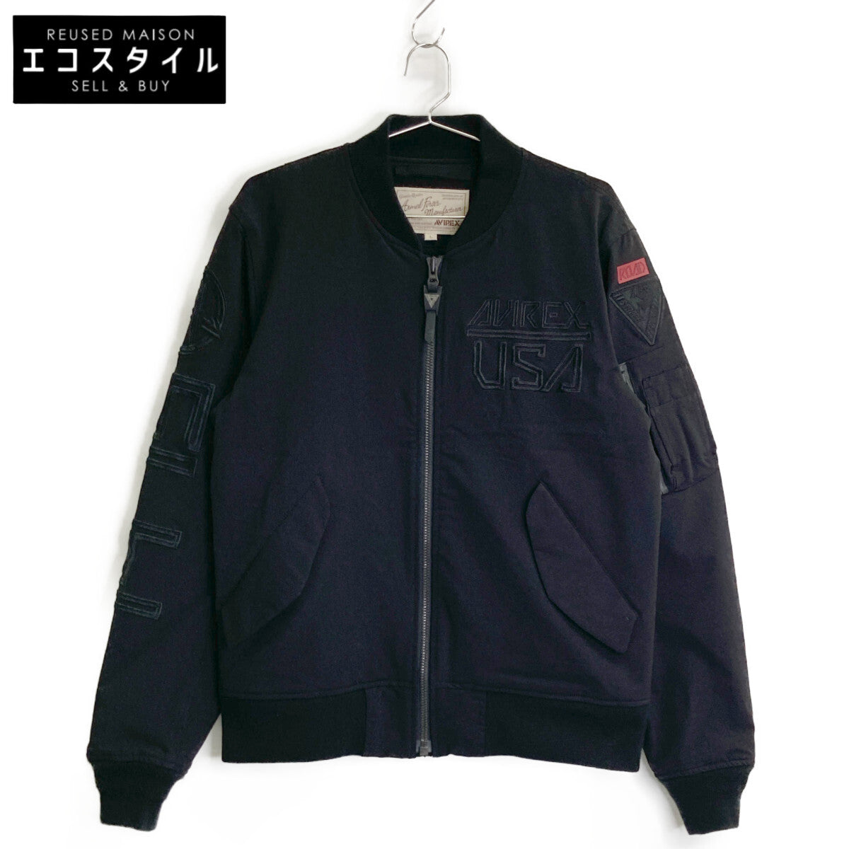 AVIREX アヴィレックス 6182175 STRETCH SOFT SHELL MA-1 ジャケット L
