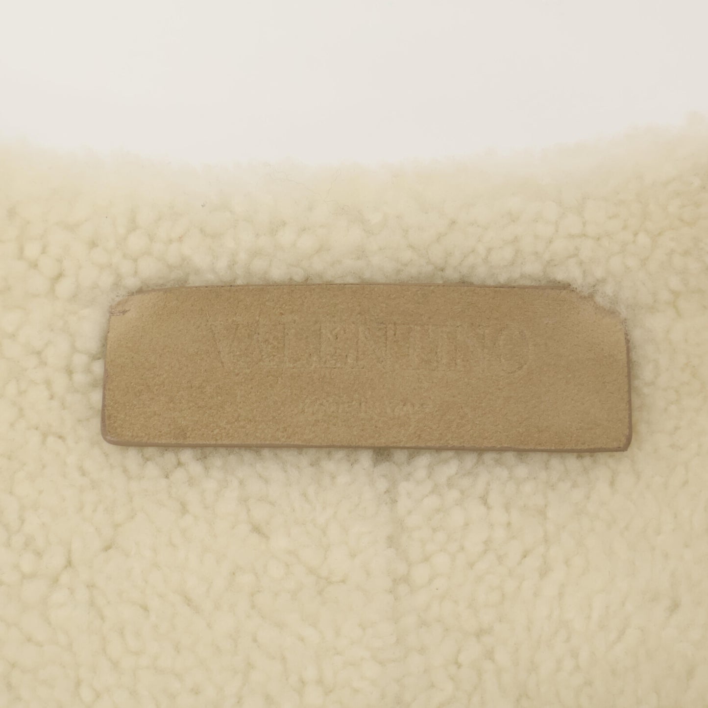 Valentino Garavani ヴァレンティノガラヴァーニ 美品 V金具 ムートン ジャケット