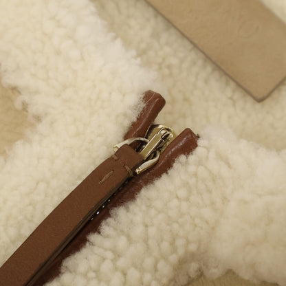 Valentino Garavani ヴァレンティノガラヴァーニ 美品 V金具 ムートン ジャケット