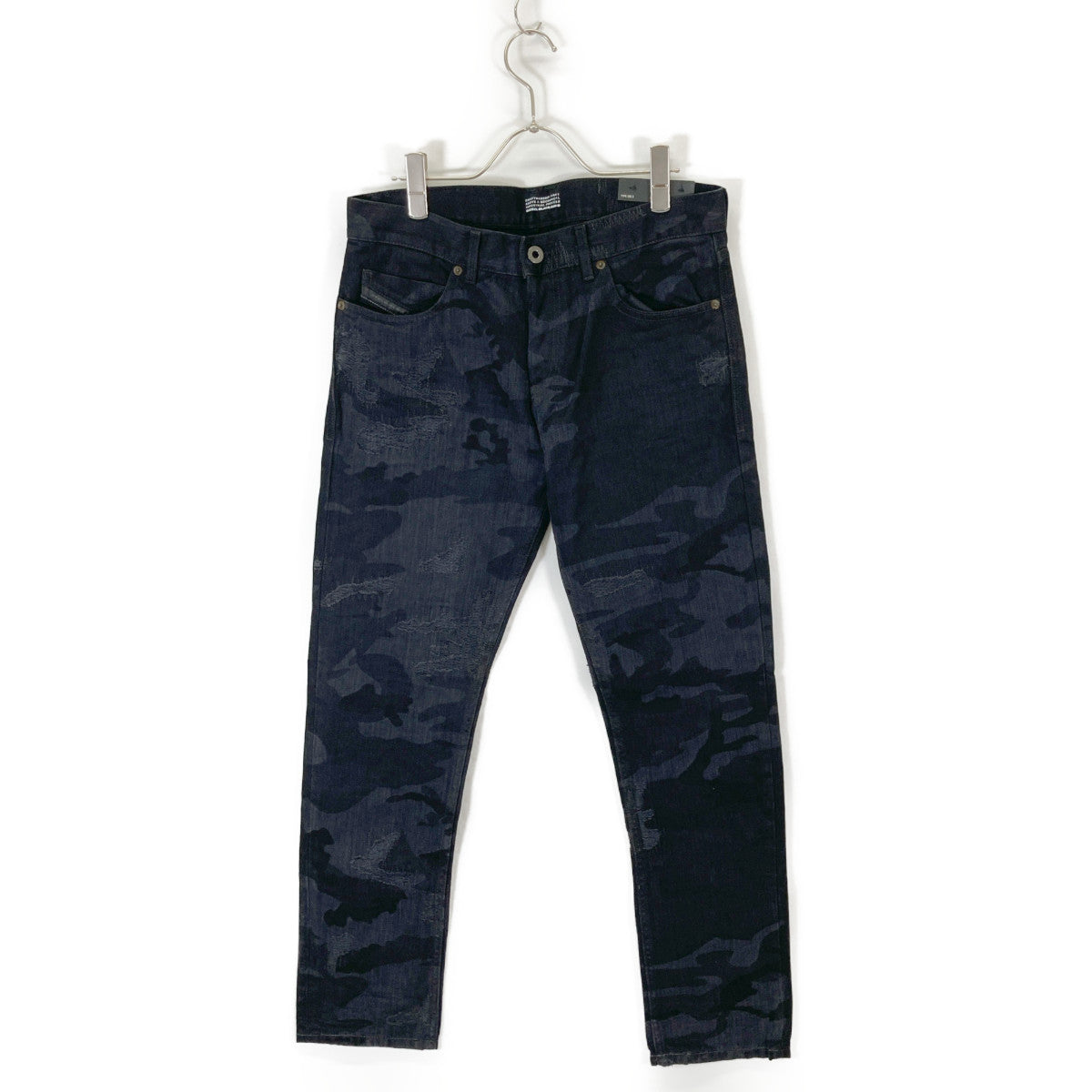 DIESEL BlackGold ディーゼルブラックゴールド TYPE-2813 ｶﾓﾌﾗｰｼﾞｭﾀﾞﾒｰｼﾞ加工ﾃﾞﾆﾑﾊﾟﾝﾂ ボトムス 30