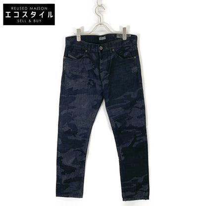 DIESEL BlackGold ディーゼルブラックゴールド TYPE-2813 ｶﾓﾌﾗｰｼﾞｭﾀﾞﾒｰｼﾞ加工ﾃﾞﾆﾑﾊﾟﾝﾂ ボトムス 30