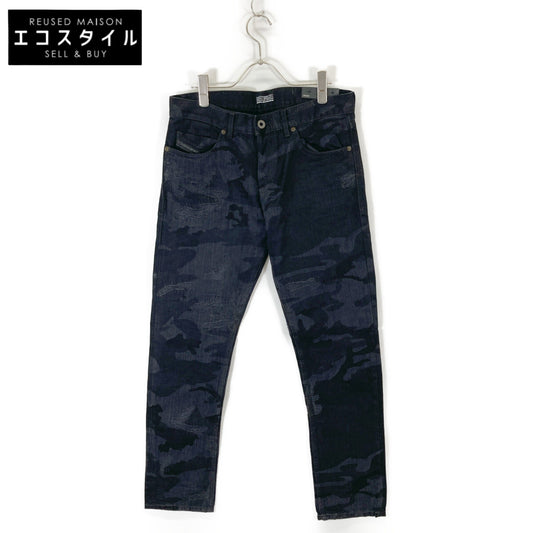 DIESEL BlackGold ディーゼルブラックゴールド TYPE-2813 ｶﾓﾌﾗｰｼﾞｭﾀﾞﾒｰｼﾞ加工ﾃﾞﾆﾑﾊﾟﾝﾂ ボトムス 30