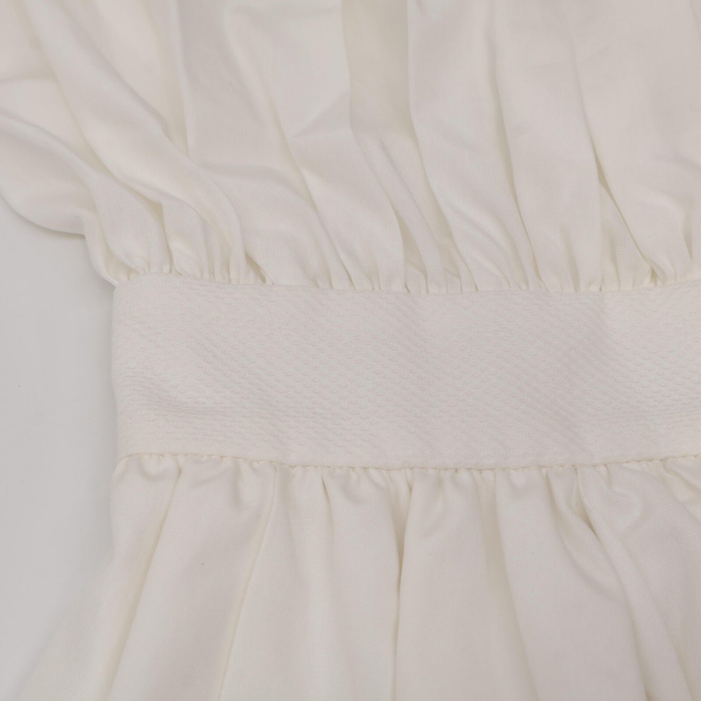 Alexander McQueen アレキサンダーマックイーン 733823 ﾎﾜｲﾄ ﾊﾞﾙﾄﾞｰｶﾗｰﾌﾞﾗｳｽ トップス 36