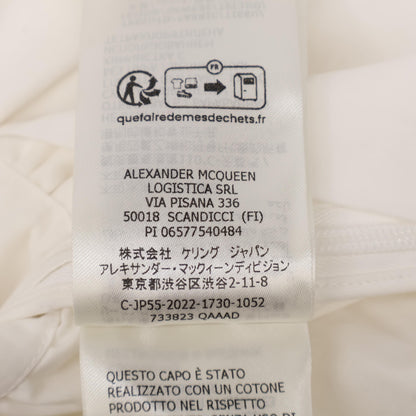 Alexander McQueen アレキサンダーマックイーン 733823 ﾎﾜｲﾄ ﾊﾞﾙﾄﾞｰｶﾗｰﾌﾞﾗｳｽ トップス 36