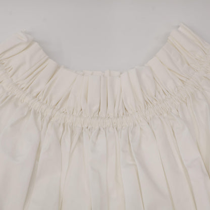 Alexander McQueen アレキサンダーマックイーン 733823 ﾎﾜｲﾄ ﾊﾞﾙﾄﾞｰｶﾗｰﾌﾞﾗｳｽ トップス 36