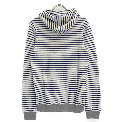 AKM エイケイエム ×ワールドワーカーズ relux WW parka ホワイト×ネイビー[J031-CNP009] トップス L