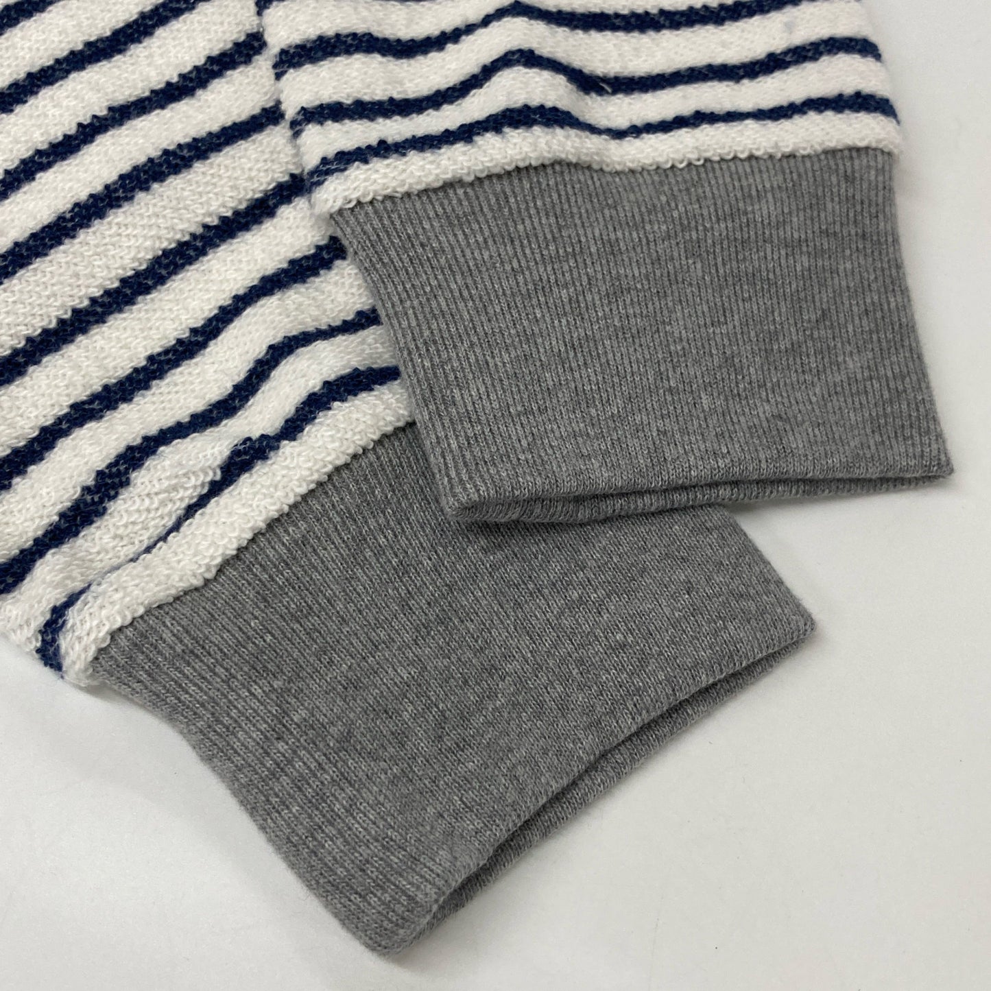 AKM エイケイエム ×ワールドワーカーズ relux WW parka ホワイト×ネイビー[J031-CNP009] トップス L